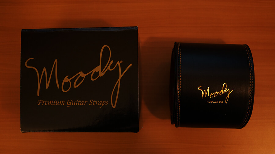 おすすめの幅広いレザーギターストラップ Moody Strap | 横浜 武蔵小杉のギター・ジャズギター教室 永井義朗ギター教室